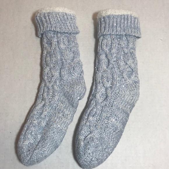 NWOT AROMASOLES FLEECE LINED SLIPPER SOCKS TOASTY!PRICE FIRM - Picture 6 of 16